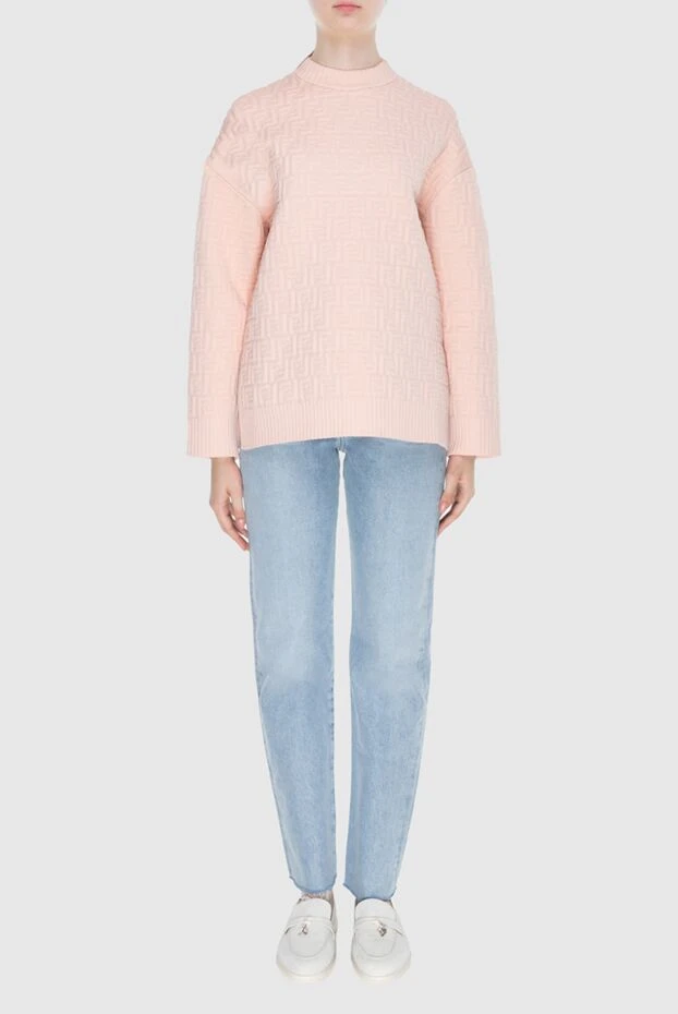 Fendi woman pink jumper for women купить с ценами и фото 170822 - photo 2