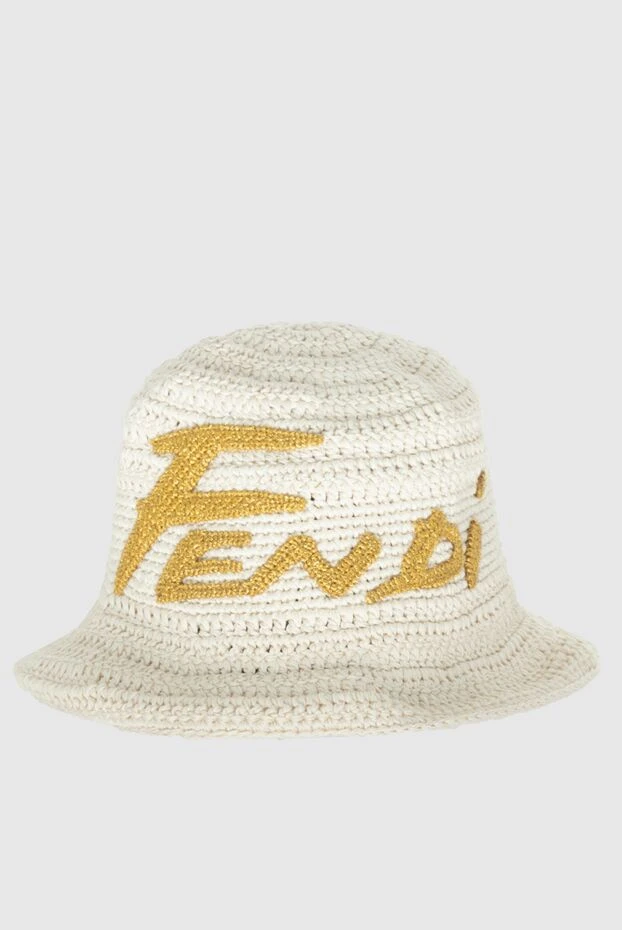 Fendi woman white cotton panama for women купить с ценами и фото 170825 - photo 1