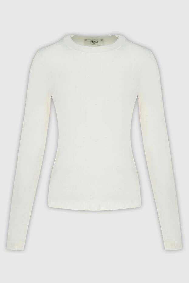 Fendi woman white jumper for women купить с ценами и фото 170829 - photo 1