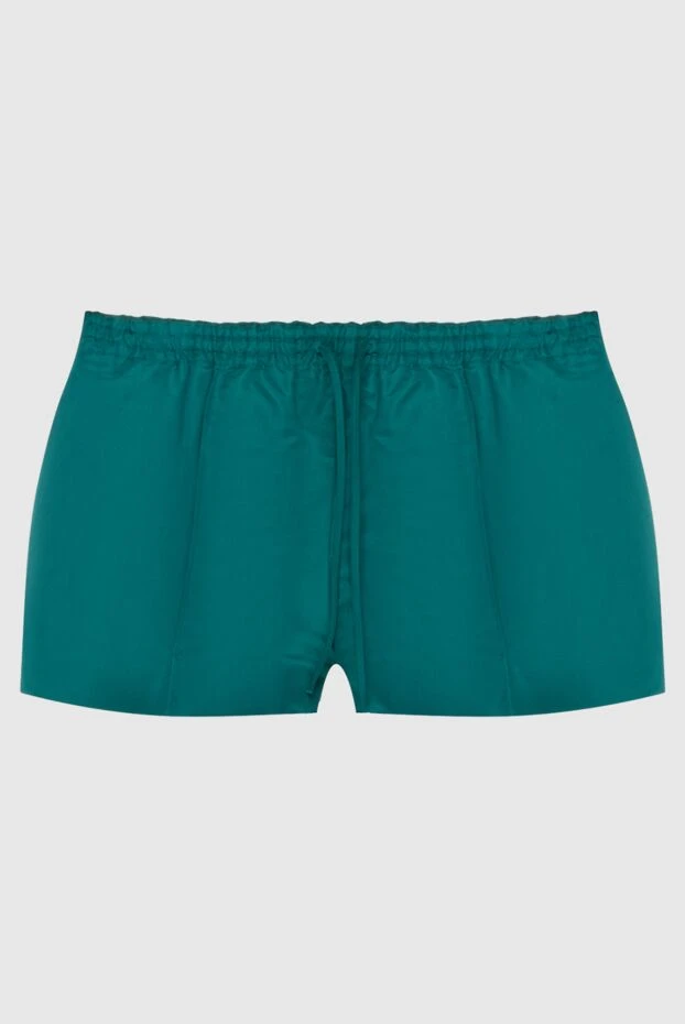 Valentino woman green silk shorts for women купить с ценами и фото 170835 - photo 1