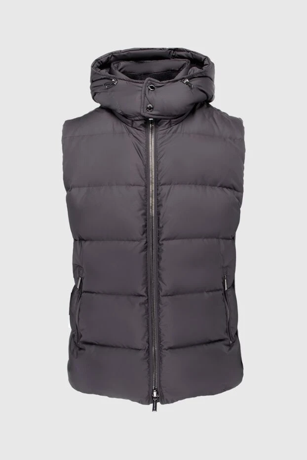 Moorer man polyester vest gray for men купить с ценами и фото 170916 - photo 1