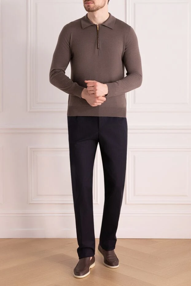 PT01 (Pantaloni Torino) man trousers blue for men купить с ценами и фото 170931 - photo 2