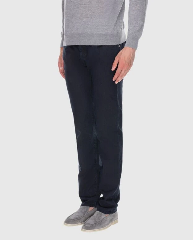 Jacob Cohen мужские джинсы классического кроя глубокого синего цвета 170939 - фото 3