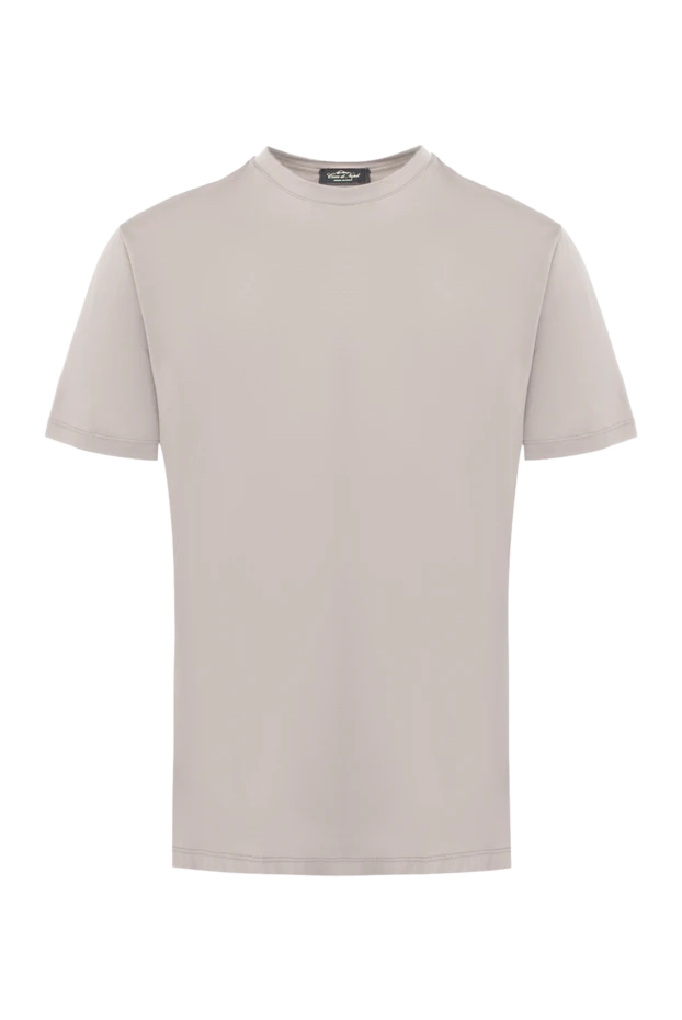 Cesare di Napoli man t-shirt beige for men купить с ценами и фото 170954 - photo 1