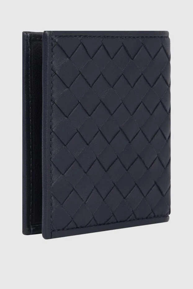 Cesare di Napoli man blue calfskin wallet for men купить с ценами и фото 171036 - photo 2