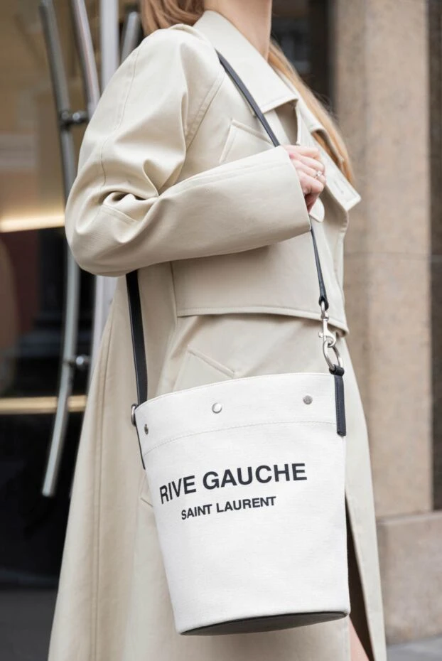 Givenchy ілмектегі v-lock әйелдерге арналған бежевый пальто 171067 - фото 3