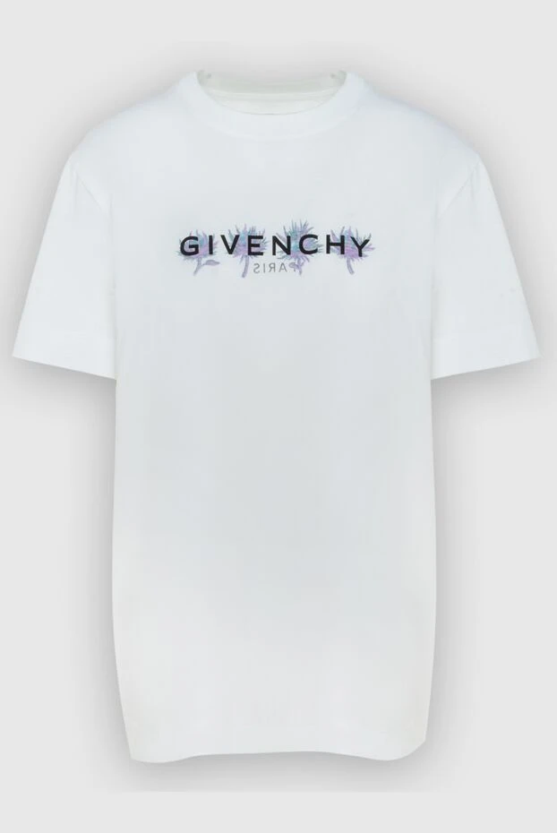 Givenchy woman white cotton t-shirt for women купить с ценами и фото 171071 - photo 1