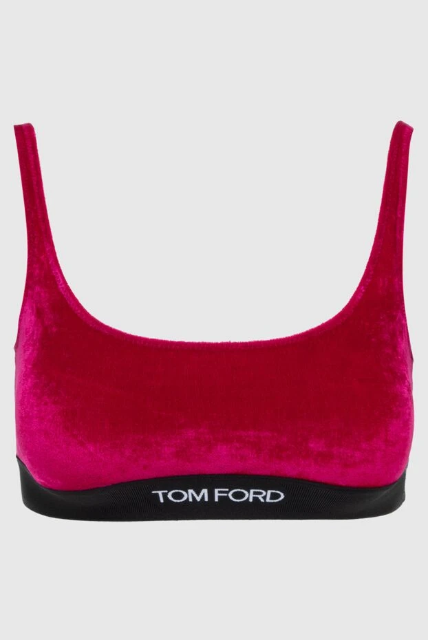 Tom Ford woman women's pink velvet top купить с ценами и фото 171152 - photo 1