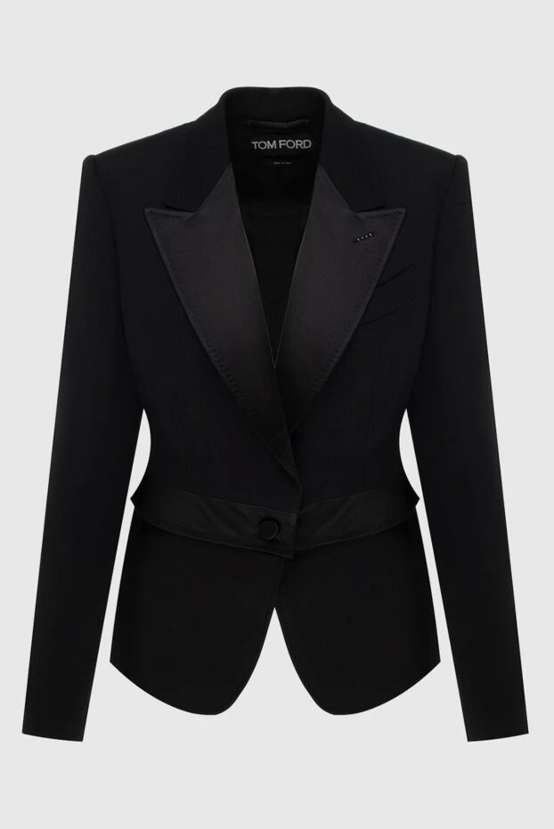 Tom Ford woman women's black wool jacket купить с ценами и фото 171155 - photo 1