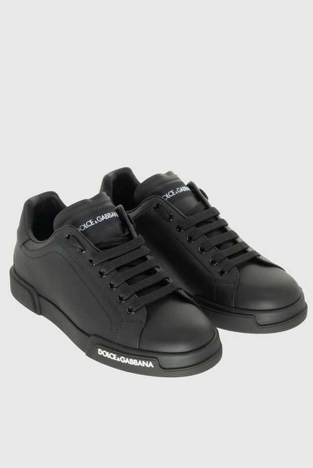 Dolce & Gabbana man black cotton and polyester sneakers for men 174272 - photo 3