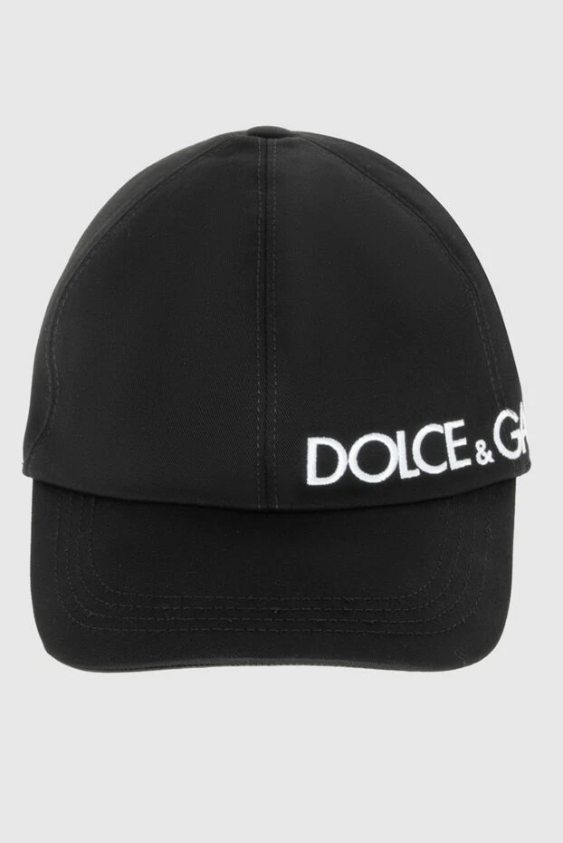 Dolce & Gabbana man cap made of cotton and wool black for men купить с ценами и фото 171195 - photo 1