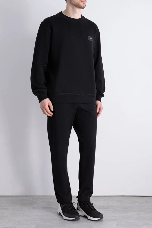 Balmain man sweatshirt cotton green for men 171519 - photo 3