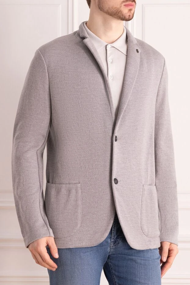 Gran Sasso man gray wool jacket for men 171261 - photo 3