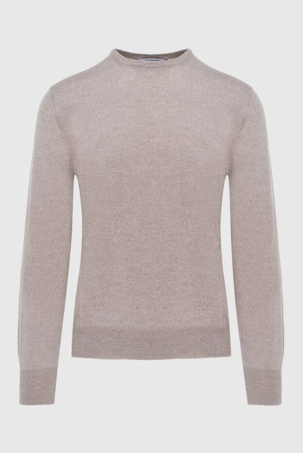 Gran Sasso man men's beige wool jumper купить с ценами и фото 171283 - photo 1