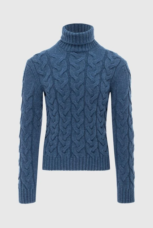 Gran Sasso man wool jumper blue for men купить с ценами и фото 171345 - photo 1