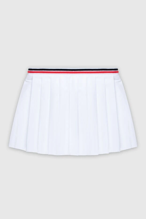 Miu Miu woman white cotton and polyester skirt for women купить с ценами и фото 171425 - photo 1