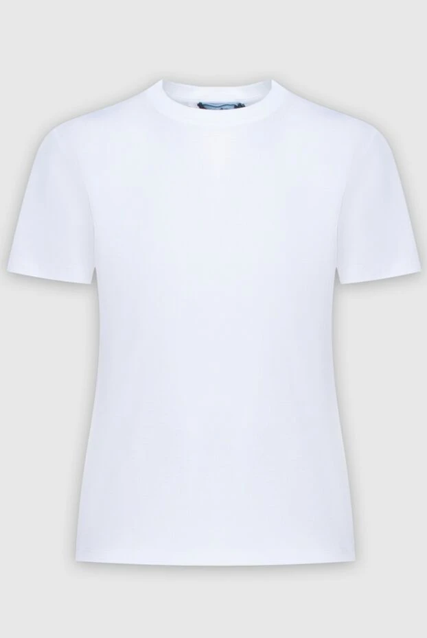 Prada woman white cotton t-shirt for women купить с ценами и фото 171436 - photo 1