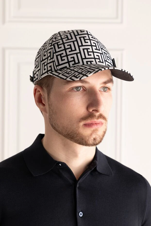 Balmain man cap white for men купить с ценами и фото 171508 - photo 2