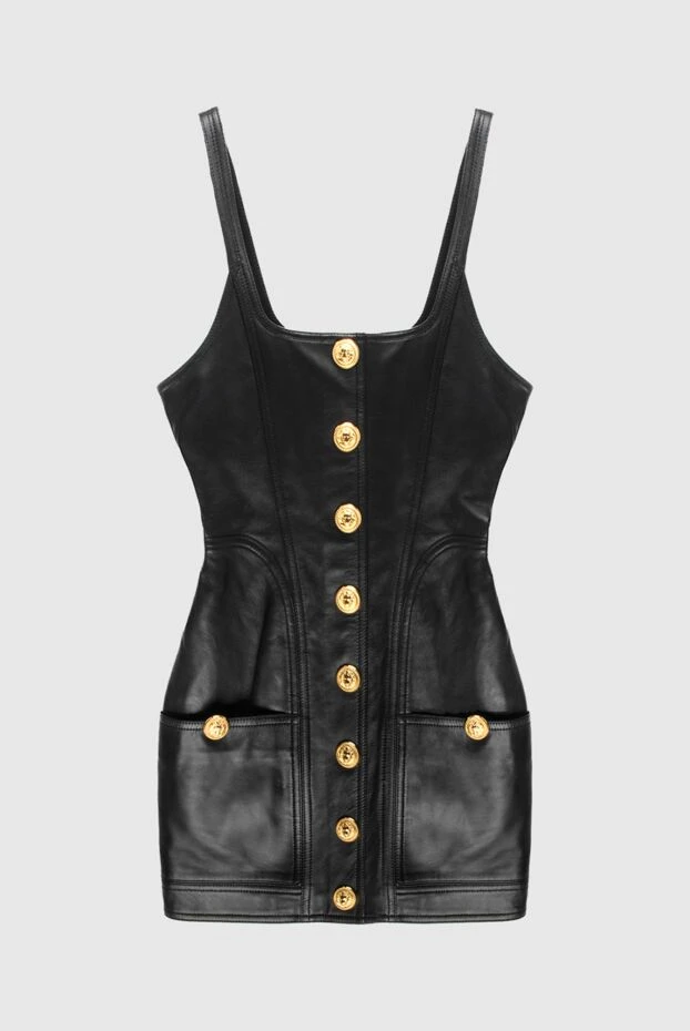 Balmain woman women's leather dress купить с ценами и фото 171545 - photo 1