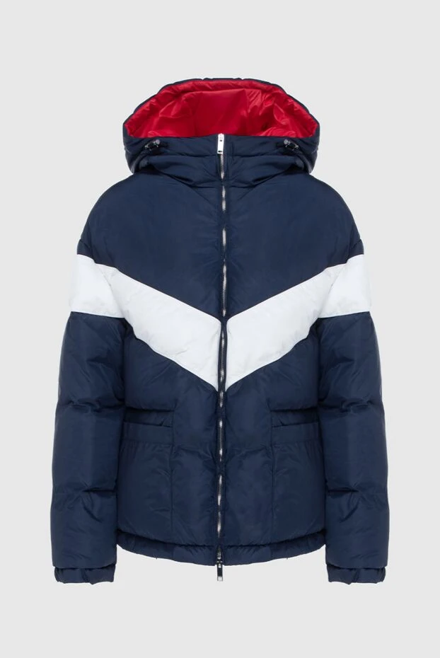 Valentino man men's down jacket made of polyamide blue купить с ценами и фото 171629 - photo 1