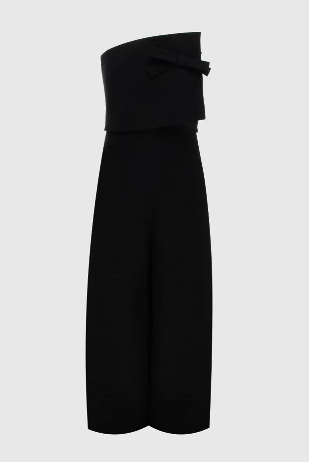 Valentino woman women's black wool and silk jumpsuit купить с ценами и фото 171641 - photo 1