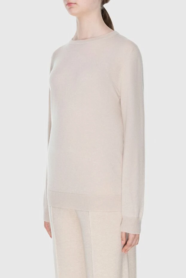 Brunello Cucinelli beige cashmere jumper with a soft fit
 171706 - photo 3