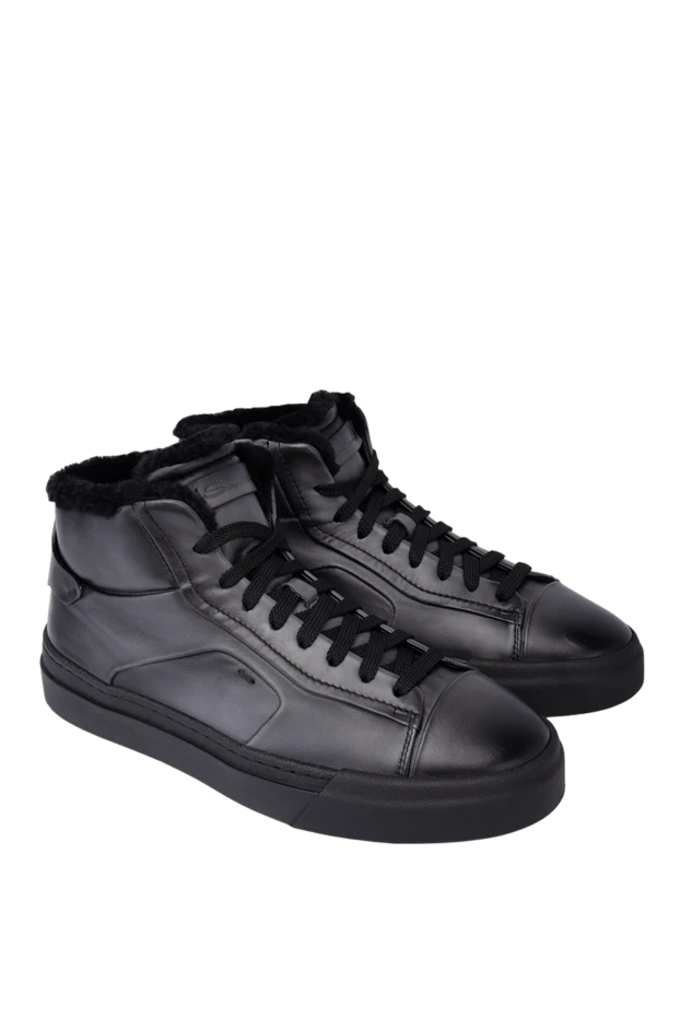 Santoni man sneakers made of polyamide and elastane black for men 176242 - photo 3