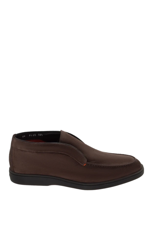 Santoni man brown leather loafers for men купить с ценами и фото 171783 - photo 1