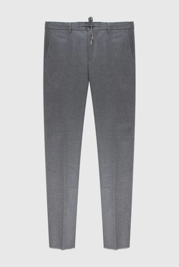 Cesare di Napoli man gray wool trousers for men купить с ценами и фото 171806 - photo 1