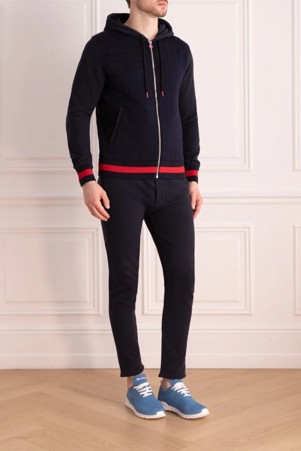 Kiton жүннен, нейлоннан және эластан көктен тігілген ерлер спорттық костюмі 171824 - фото 3