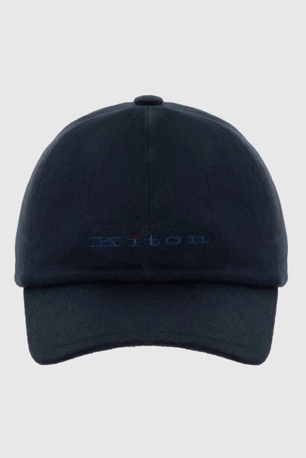 Kiton man blue cashmere cap for men купить с ценами и фото 171831 - photo 1