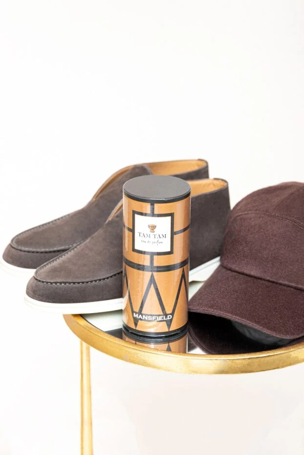 Cashmere cap brown men's brown - photo 2