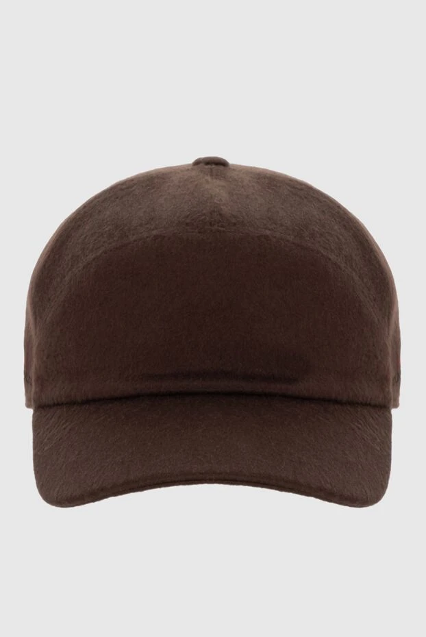 Kiton man brown cashmere cap for men купить с ценами и фото 171833 - photo 1