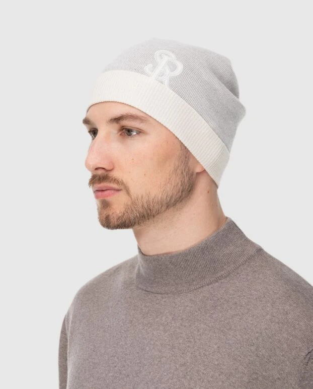 Stefano Ricci cashmere and silk hat gray for men 171853 - photo 2