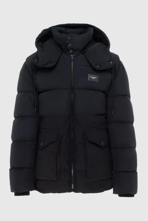 Dolce & Gabbana man winter jacket made of cotton and polyamide, black for men купить с ценами и фото 171864 - photo 1