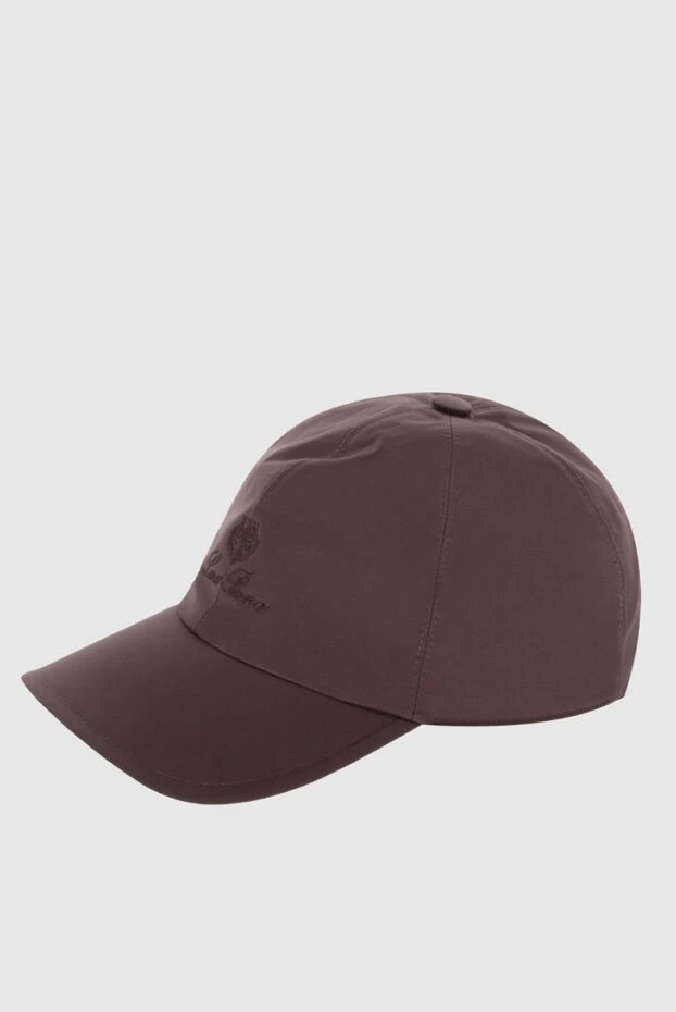 Loro Piana man men's burgundy polyester cap купить с ценами и фото 171883 - photo 2