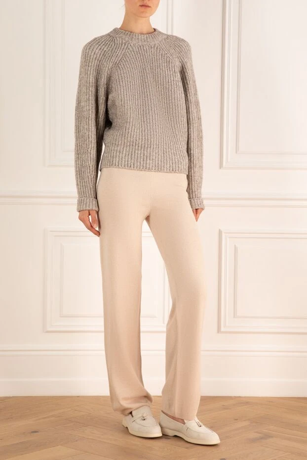 Peserico woman beige trousers for women купить с ценами и фото 171897 - photo 2