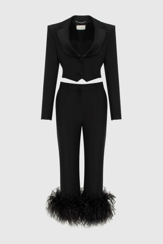 Magda Butrym woman women's black wool trouser suit купить с ценами и фото 171904 - photo 1