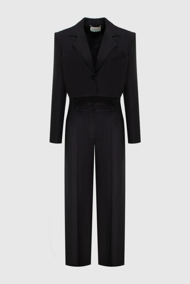 Magda Butrym woman women's black silk trouser suit купить с ценами и фото 171905 - photo 1