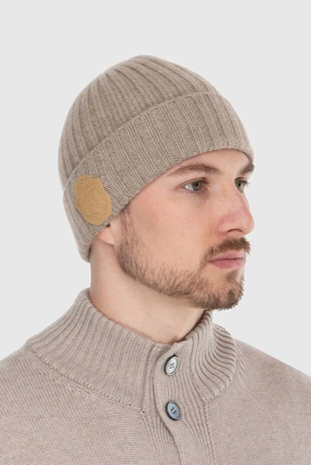 Billionaire man beige cashmere hat for men купить с ценами и фото 171966 - photo 2