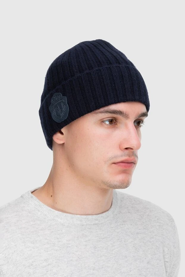 Billionaire man cashmere hat blue for men купить с ценами и фото 171969 - photo 2