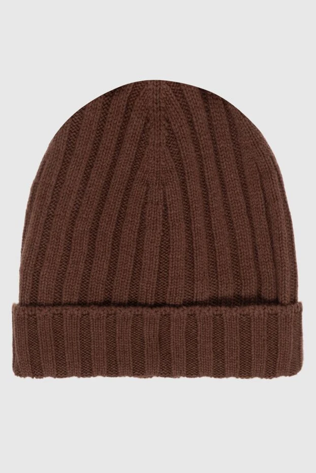 Gran Sasso man brown cashmere hat for men купить с ценами и фото 172011 - photo 1