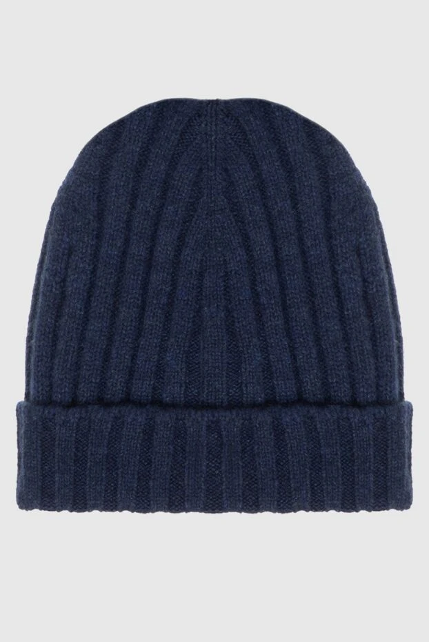 Gran Sasso man cashmere hat blue for men купить с ценами и фото 172013 - photo 1