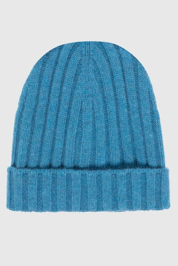 Gran Sasso man cashmere hat blue for men купить с ценами и фото 172018 - photo 1