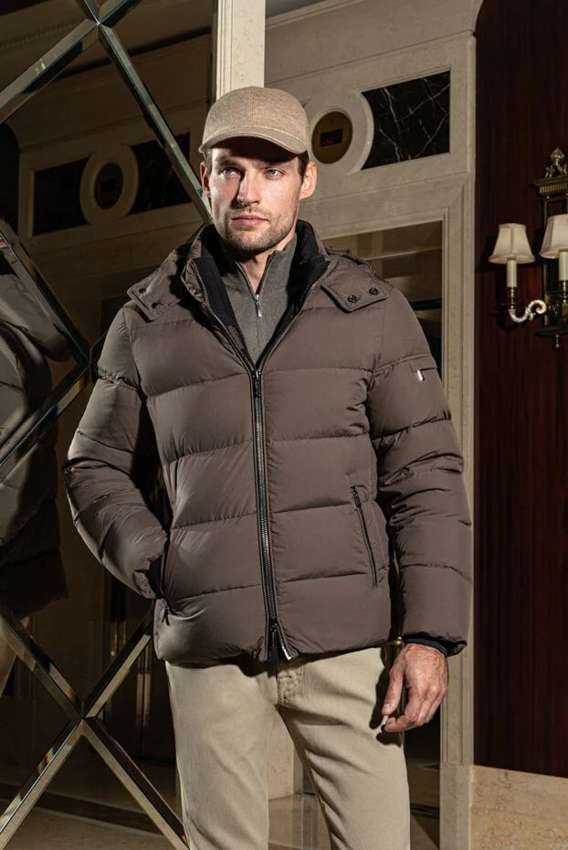 Gran Sasso green wool, viscose and cashmere cardigan for men 172030 - photo 2