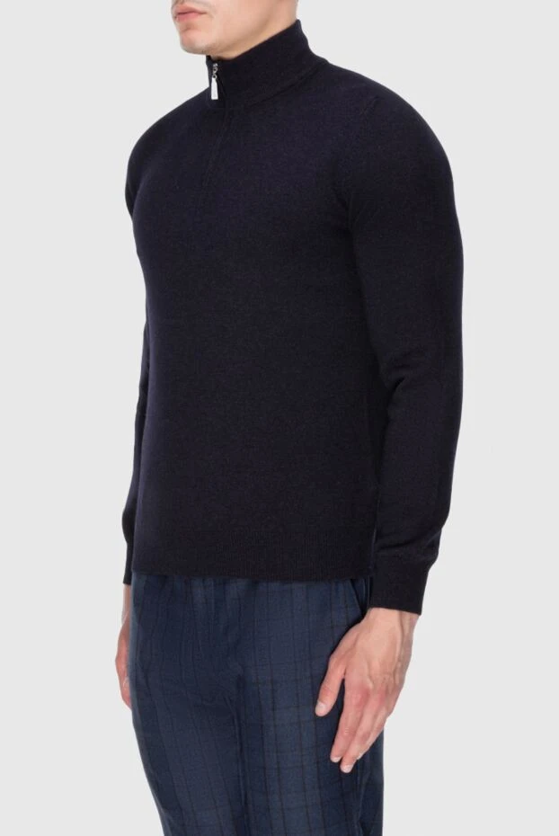 Gran Sasso тройер из шерсти, вискозы и кашемира фиолетовый. мужской. 172032 - фото 3