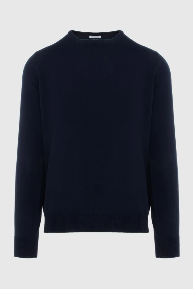 Gran Sasso man cashmere jumper blue for men купить с ценами и фото 172041 - photo 1