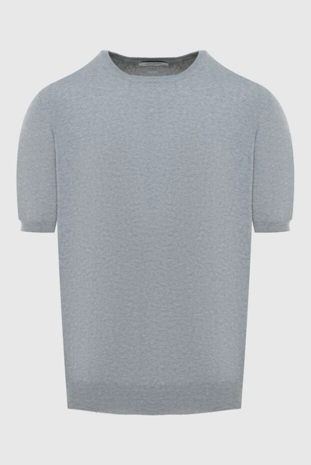 Gran Sasso man jumper with short sleeves gray for men купить с ценами и фото 172055 - photo 1