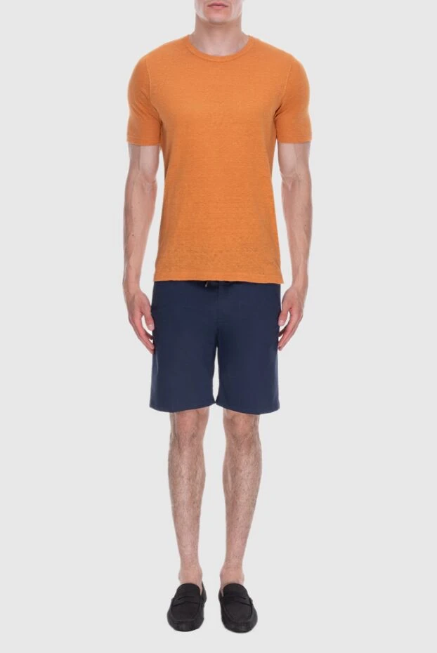 Gran Sasso man t-shirt linen orange for men купить с ценами и фото 172079 - photo 2