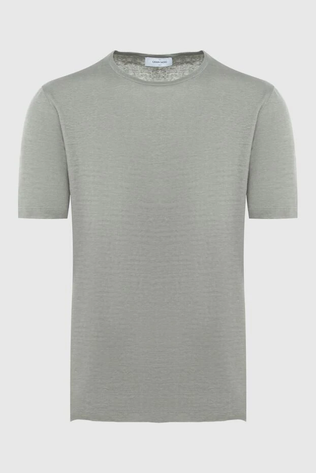 Gran Sasso man t-shirt linen gray for men купить с ценами и фото 172082 - photo 1